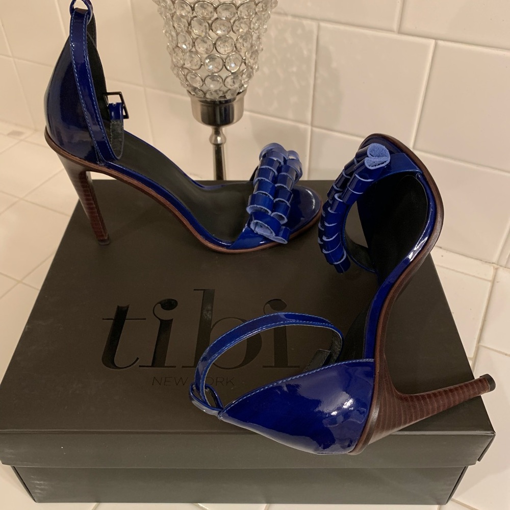 Tibi strap around the ankle sandal